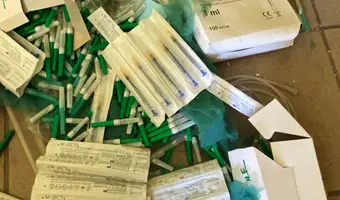 opuszczony szpital powiatowy