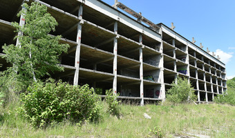 Opuszczona budowa szpitala , koszalin
