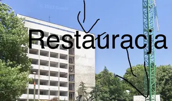Blok i restauracja