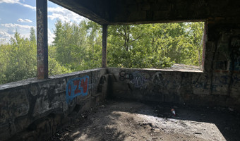 Opuszczony budynek przy torach, gliwice