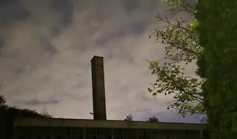 Opuszczona osiedlowa kotłownia
