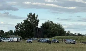 Przedwojenny opuszczony wiatrak