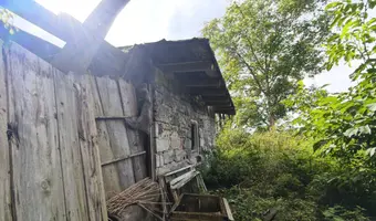 Opuszczony dom na skraju lasu