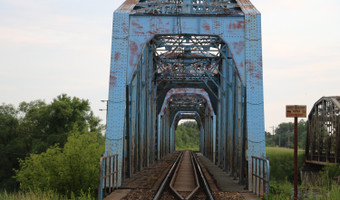Most kolejowy II, Uhowo,