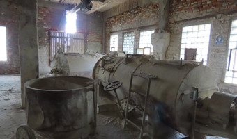 Opuszczona kopalnia wapno, wapno