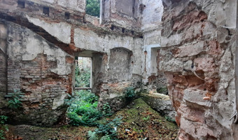 Ruiny pałacu w Głębowicach,
