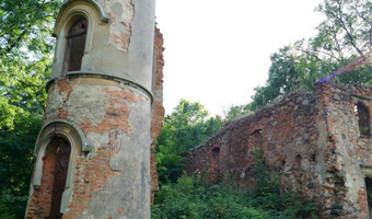 Ruiny pałacu w Jakubowie, Jakubów,