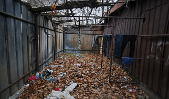 Opuszczone zaplecze p k s