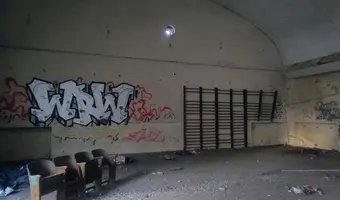 Opusczona hala ŁKS