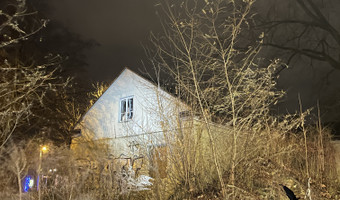 Opuszczony dom przy torach