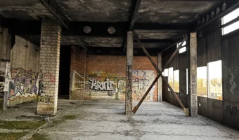 Opuszczona część budynku.( zakłady ursus) warszawa ursus