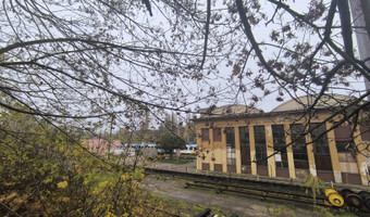 Opuszczone lokomotywy manewrowe.