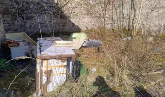 Spalone gospodarstwo w Łodzi