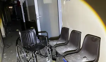 opuszczony szpital powiatowy