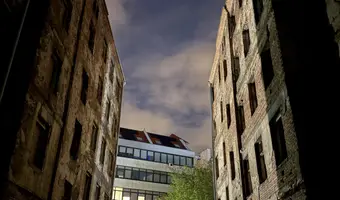 Opuszczona stara kamienica, Warszawa