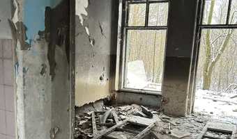 Opuszczony w i e l k i s z p i t a l rosyjski, legnica