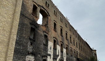 Stara rzeźnia, spalone spichlerze, Gdańsk,