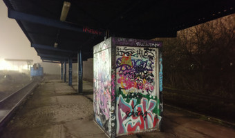 Opuszczona stacja kolejowa,