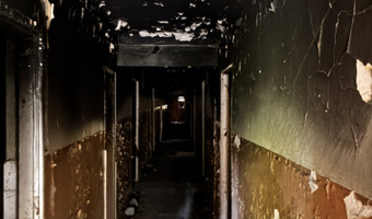 Budynek przy dawnym sanatorium