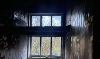 Opuszczona osiedlowa kotłownia