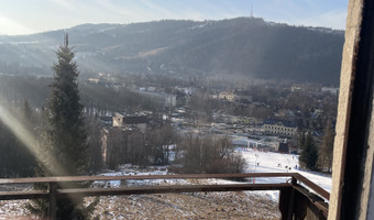 Spalony opuszczony dom wczasowy baca, zakopane