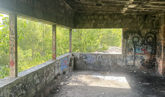 Opuszczony budynek przy torach, gliwice