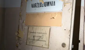 Szpitalna warsztatownia.