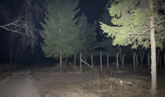 Wojskowa stacja radarowa, las bemowski, niedaleko kwirynowa