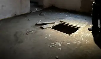 Opuszczony dom z szopką