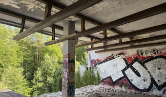 Opuszczony ośrodek wypoczynkowy Wieżyca,