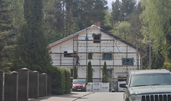 Niedokończony remont dużego domu,