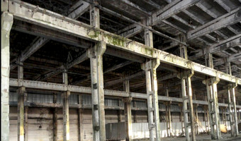 Opuszczona fabryka domów, warszawa