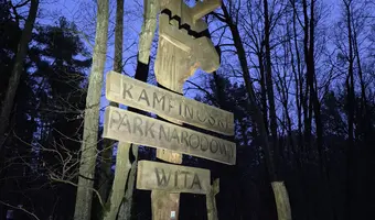 Opuszczona nawiedzona leśniczówka z horroru w środku lasu
