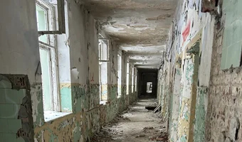 Opuszczony w i e l k i s z p i t a l rosyjski, legnica