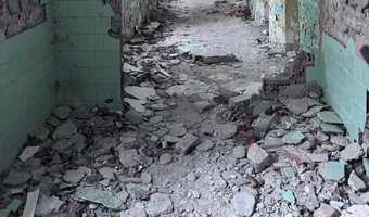 Opuszczony w i e l k i s z p i t a l rosyjski, legnica