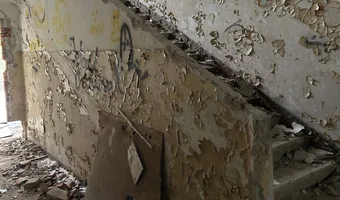 Opuszczony w i e l k i s z p i t a l rosyjski, legnica