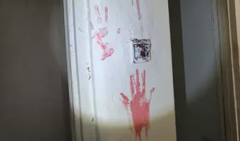 Opuszczony dom na skraju lasu