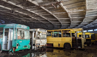 Park autobusów, Kijów,