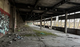 Opuszczona część budynku.( zakłady ursus) warszawa ursus