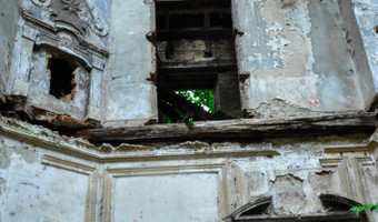 Opuszczony pałac rodu von kospoth, brzezinka