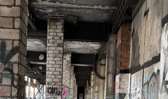 Opuszczona część budynku.( zakłady ursus) warszawa ursus