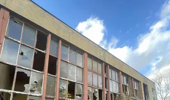 Opuszczona osiedlowa kotłownia