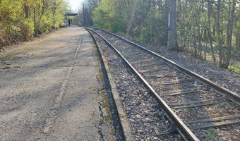 Opuszczony przystanek kolejowy Bielsko Biała Aleksandrowiec,