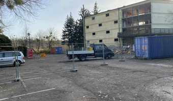 Opuszczony ośrodek szkolenia policji