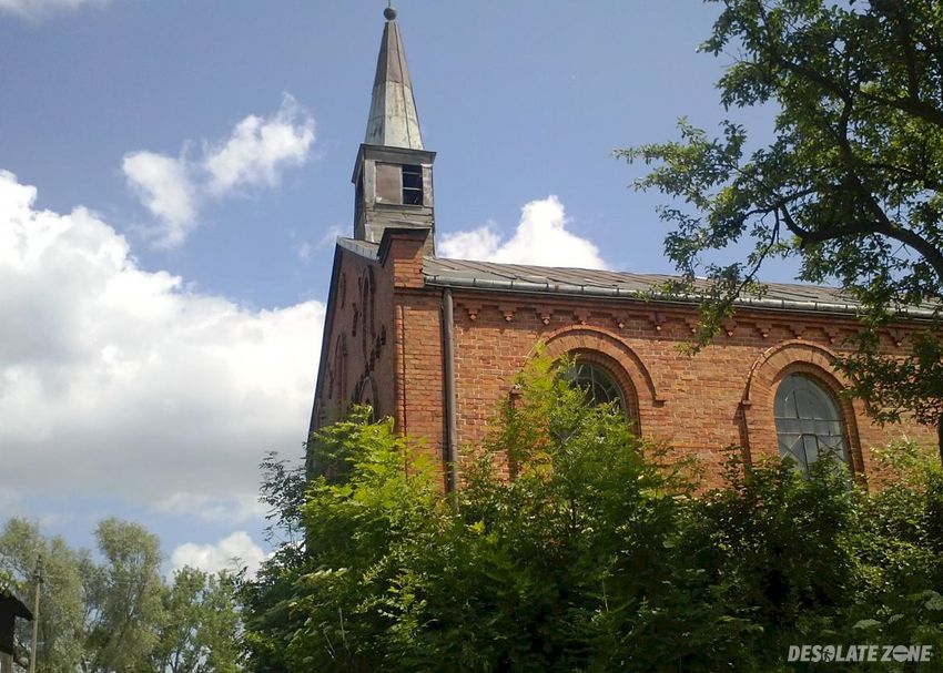 Opuszczony kościół we wiączeminie polskim, wiączemin polski