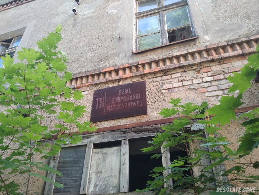 Opuszczona hala dozametu