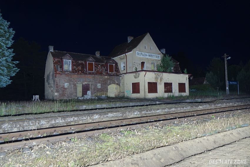 Dworzec kolejowy olpuch- wdzydze