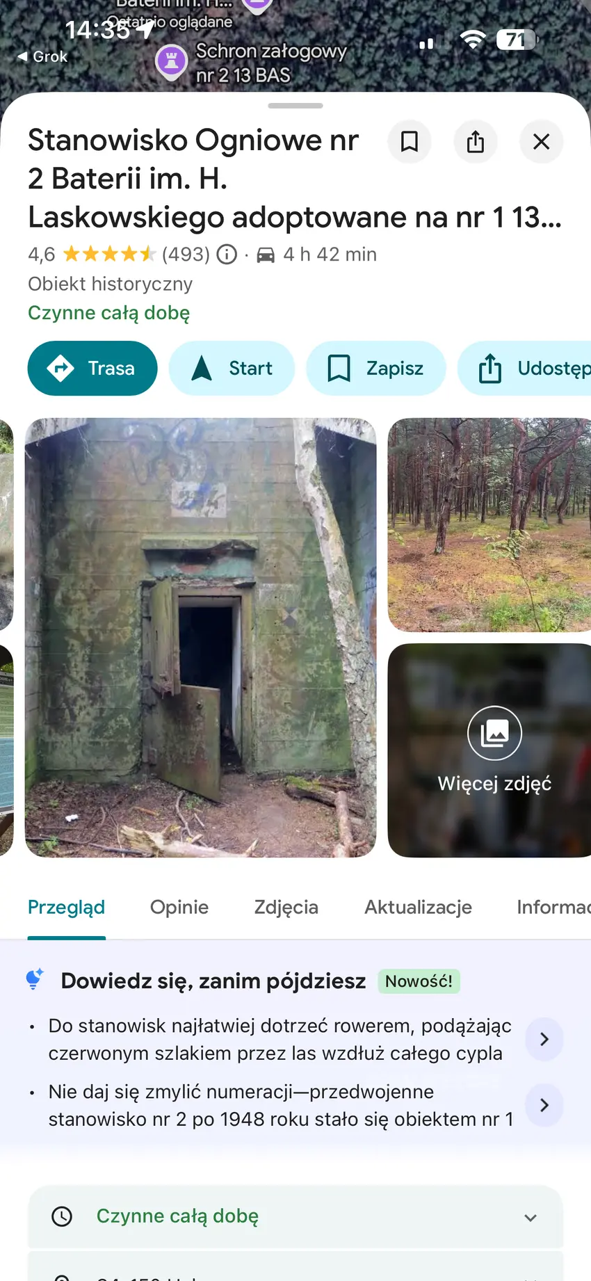 Stanowisko ogniowe nr. 2 baterii im. h. laskowskiego - zdjęcie 1/4