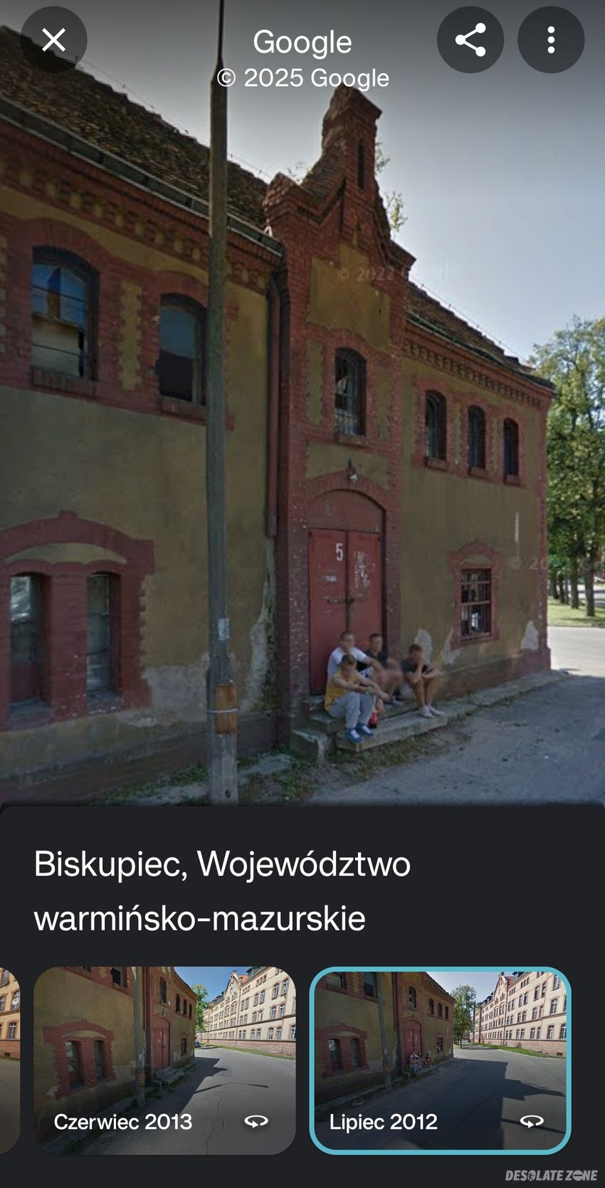 Opuszczona jednostka wojskowa biskupiec