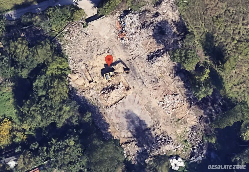 Pozostałość po warsztacie samochodowym( prawdopodobnie)